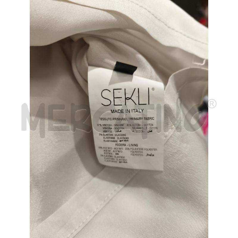 VESTITO DONNA SEKLI PANNA SFUMATO COLLETTO STRASS | Mercatino dell'Usato Campobasso 5