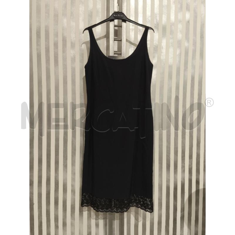 VESTITO DONNA STUDIO 0001 FERRÈ NERO BORDINO TIP UNCINETTO | Mercatino dell'Usato Campobasso 1