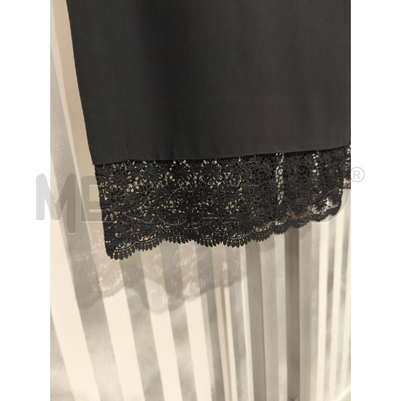 VESTITO DONNA STUDIO 0001 FERRÈ NERO BORDINO TIP UNCINETTO | Mercatino dell'Usato Campobasso 2