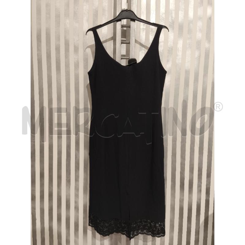 VESTITO DONNA STUDIO 0001 FERRÈ NERO BORDINO TIP UNCINETTO | Mercatino dell'Usato Campobasso 4