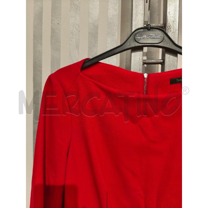 VESTITO DONNA TARA JARMON ROSSO ZIP RETRO | Mercatino dell'Usato Campobasso 3