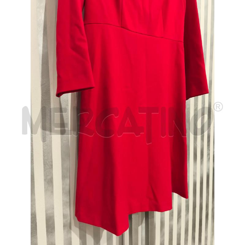 VESTITO DONNA TARA JARMON ROSSO ZIP RETRO | Mercatino dell'Usato Campobasso 4