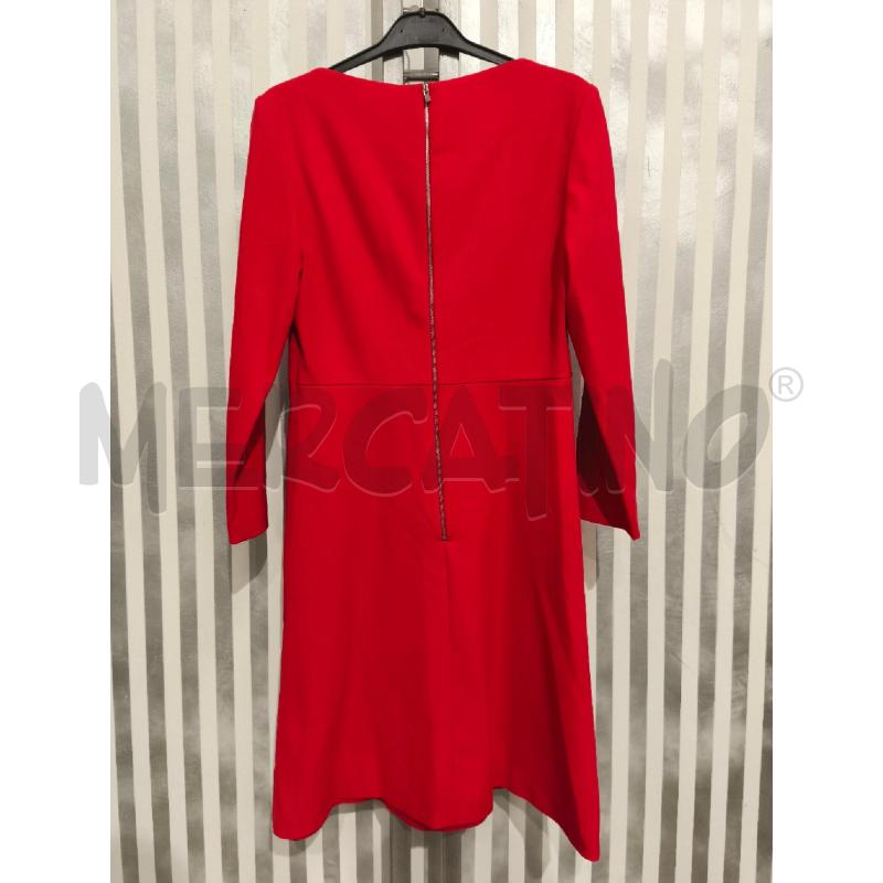 VESTITO DONNA TARA JARMON ROSSO ZIP RETRO | Mercatino dell'Usato Campobasso 5