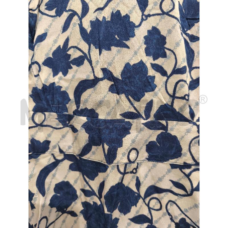 VESTITO DONNA TOMMY HILFIGER BIANCO FIORI BLU | Mercatino dell'Usato Campobasso 3