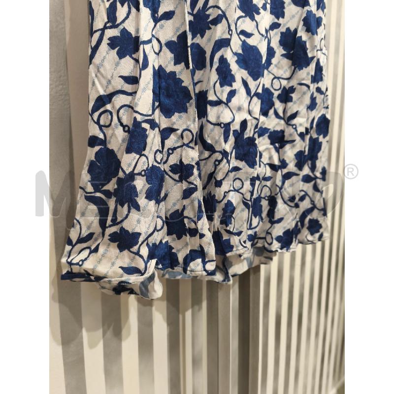 VESTITO DONNA TOMMY HILFIGER BIANCO FIORI BLU | Mercatino dell'Usato Campobasso 4