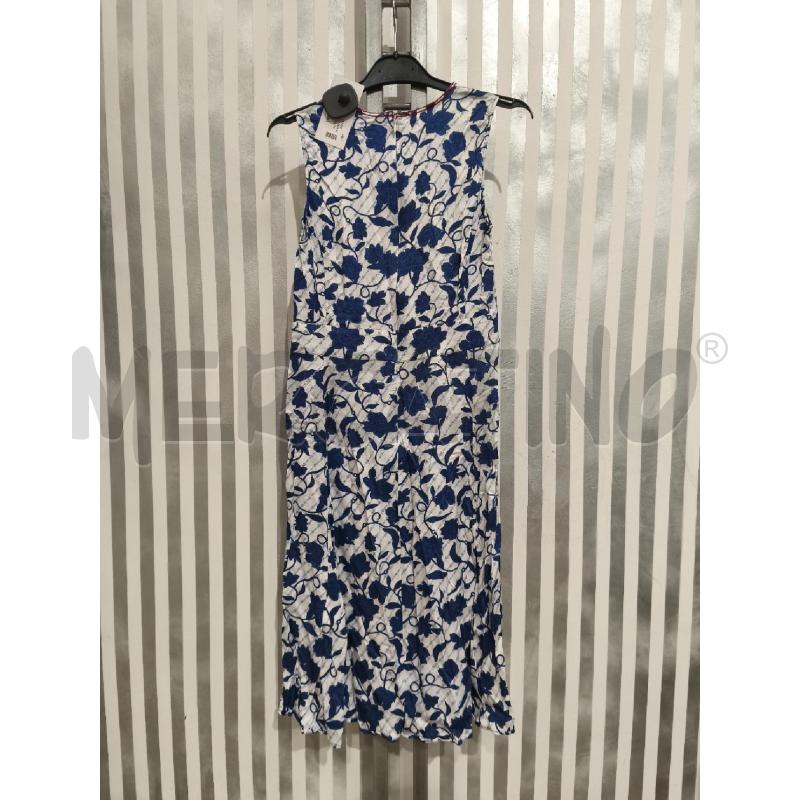 VESTITO DONNA TOMMY HILFIGER BIANCO FIORI BLU | Mercatino dell'Usato Campobasso 5