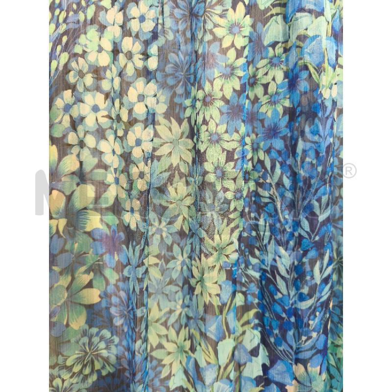 VESTITO DONNA TWINSET AZZURRO A FIORI MONOSPALLA | Mercatino dell'Usato Campobasso 4