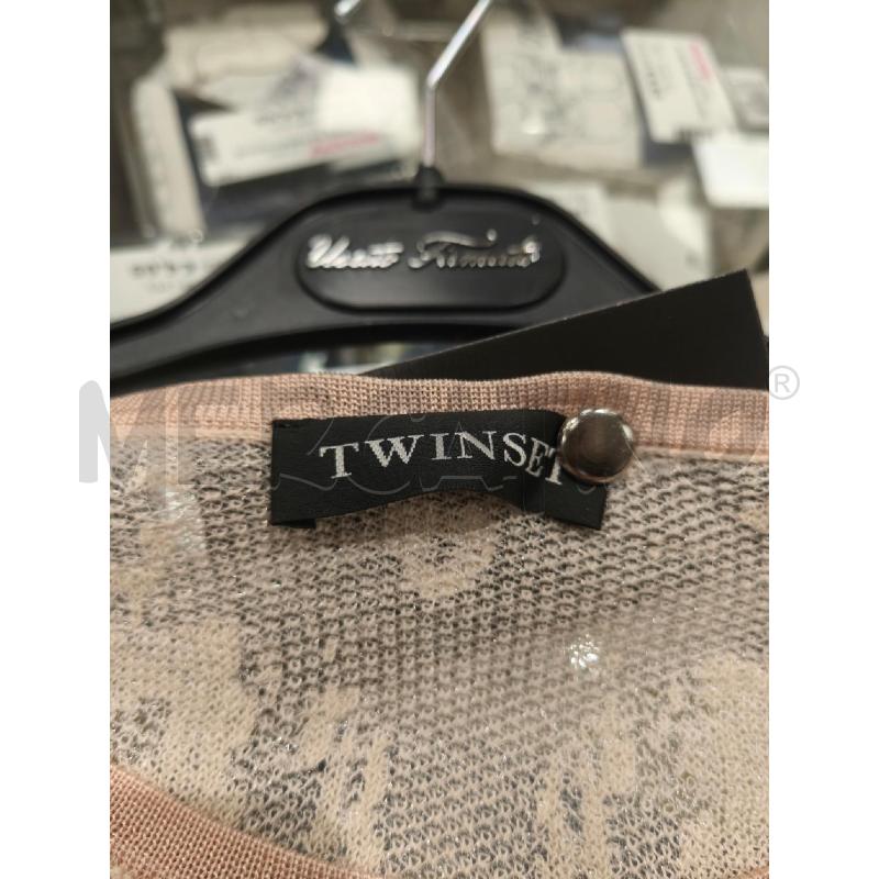 VESTITO DONNA TWINSET ROSA SALMONE FRANGE | Mercatino dell'Usato Campobasso 5