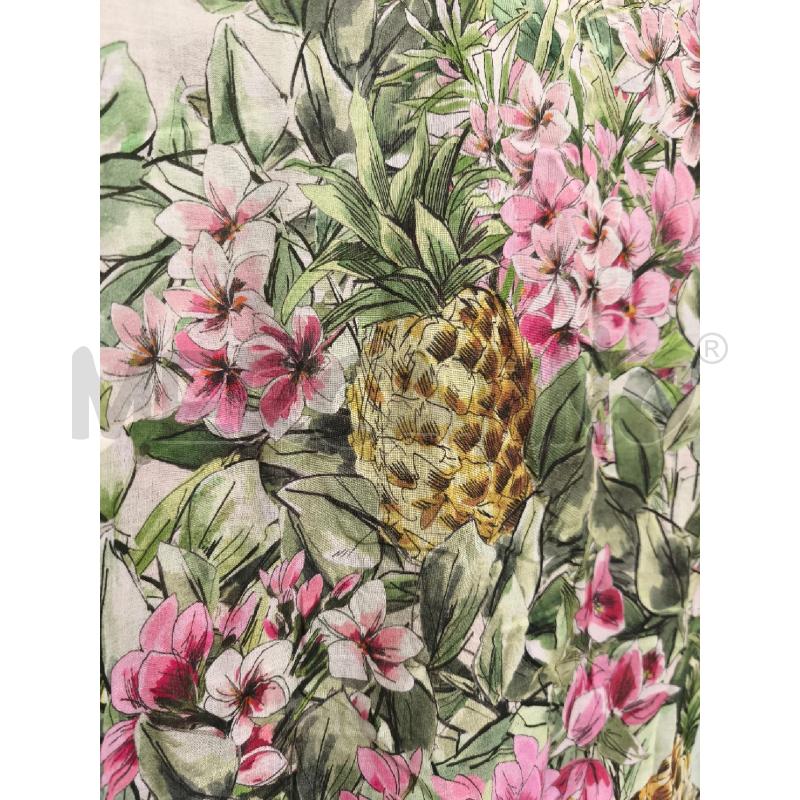 VESTITO DONNA TWIN SET PANNA FIORI E FOGLIE | Mercatino dell'Usato Campobasso 2