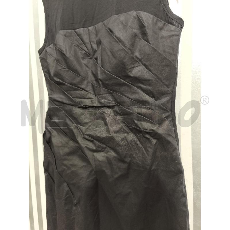 VESTITO DONNA VERA WANG NERO DRAPPEGGIATO | Mercatino dell'Usato Campobasso 4