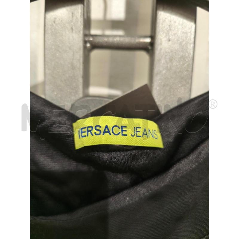 VESTITO DONNA VERSACE JEANS NERO FIORI GIALLI E ARANCIONI | Mercatino dell'Usato Campobasso 2