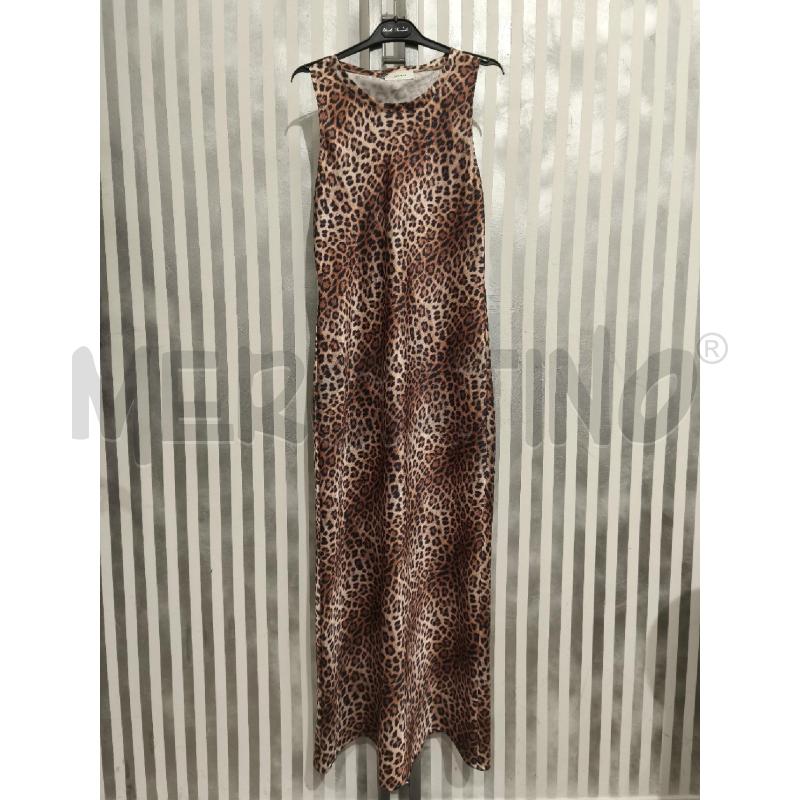 VESTITO DONNA VICOLO LUNGO LEOPARDATO | Mercatino dell'Usato Campobasso 1