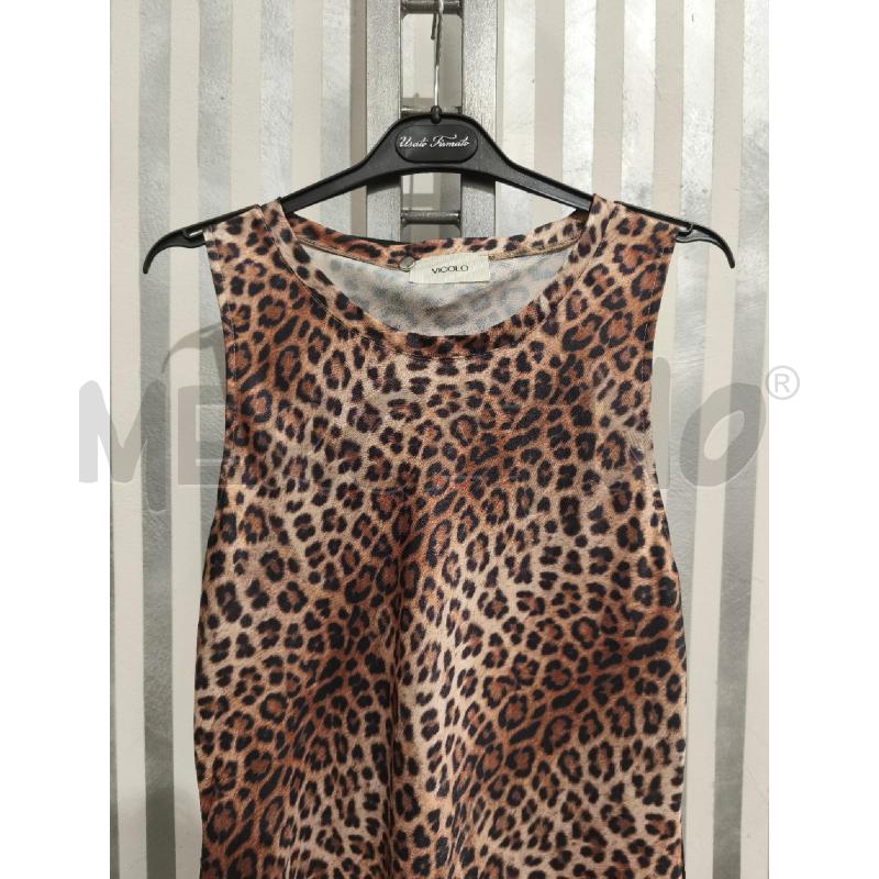 VESTITO DONNA VICOLO LUNGO LEOPARDATO | Mercatino dell'Usato Campobasso 3