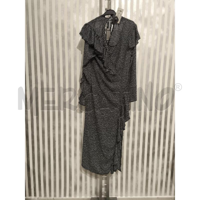 VESTITO DONNA VICOLO NERO POIS BIANCO VOLANT | Mercatino dell'Usato Campobasso 4