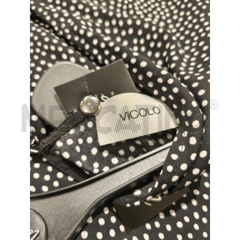 VESTITO DONNA VICOLO NERO POIS BIANCO VOLANT | Mercatino dell'Usato Campobasso 5