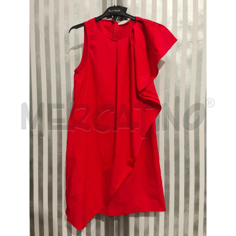 VESTITO DONNA VICOLO ROSSO DOPPIA STOFFA | Mercatino dell'Usato Campobasso 1