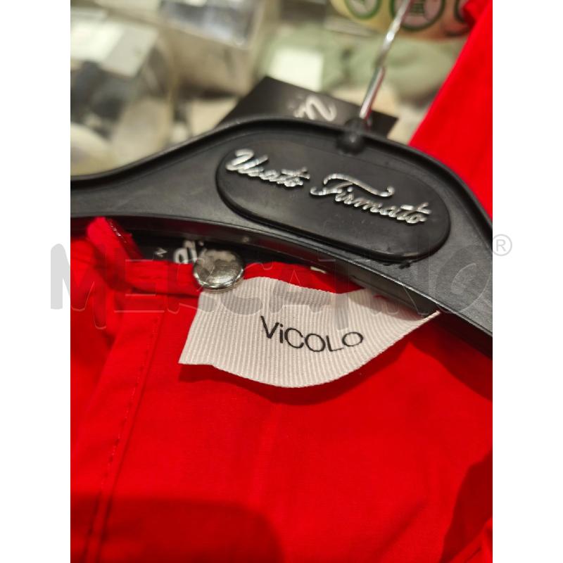 VESTITO DONNA VICOLO ROSSO DOPPIA STOFFA | Mercatino dell'Usato Campobasso 5