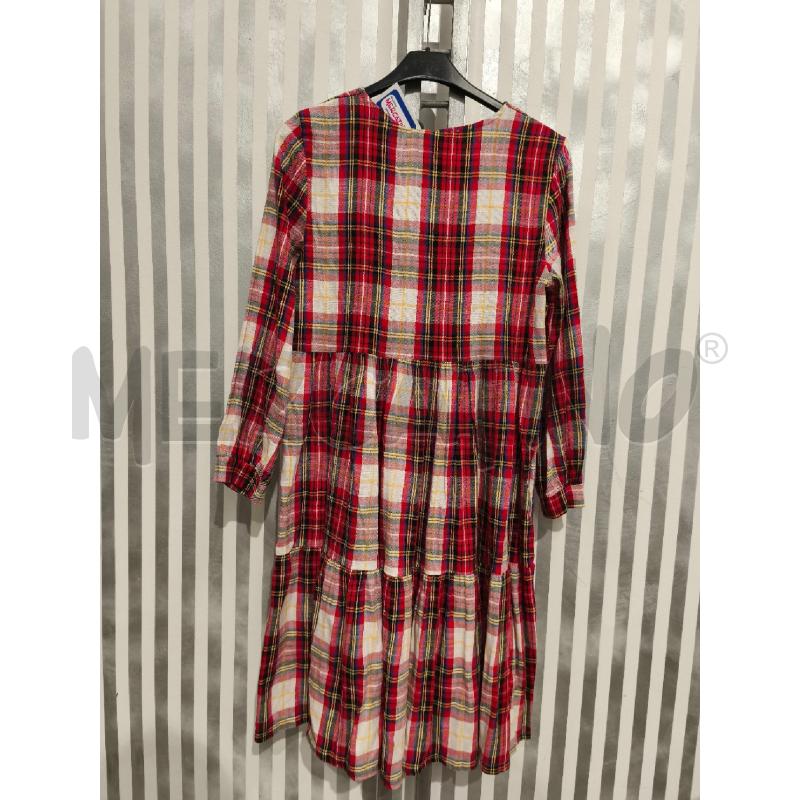VESTITO DONNA WU SIDE TARTAN ROSSO BIANCO | Mercatino dell'Usato Campobasso 4