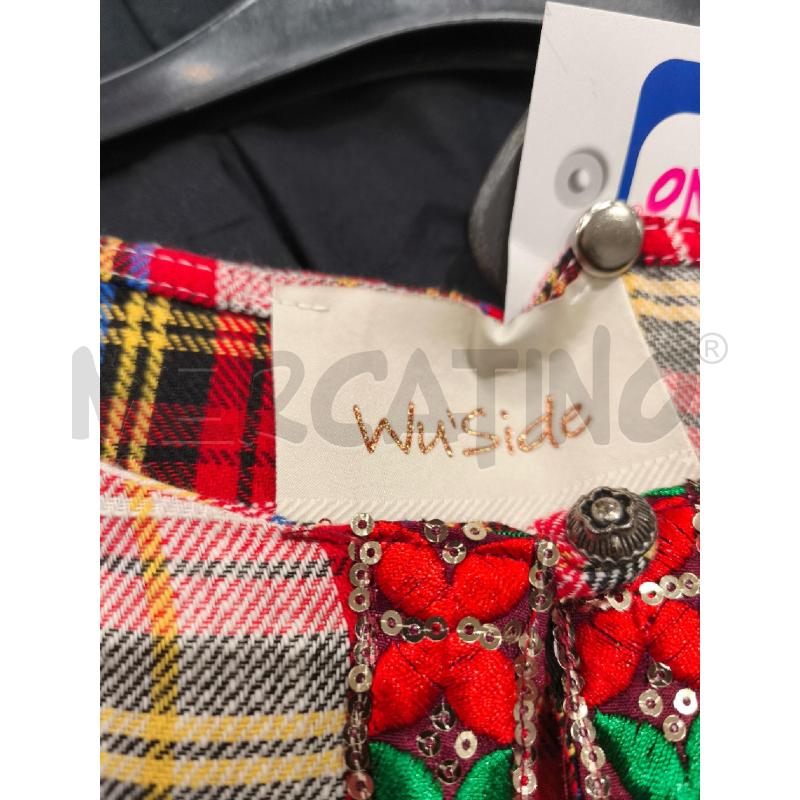 VESTITO DONNA WU SIDE TARTAN ROSSO BIANCO | Mercatino dell'Usato Campobasso 5