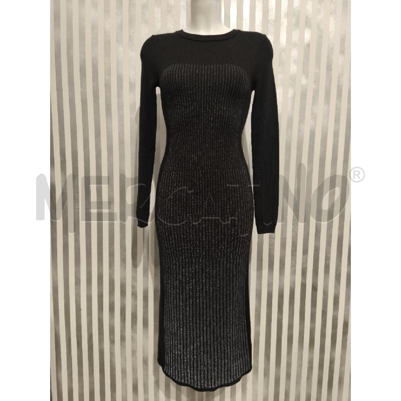 VESTITO DONNA Y-3 ADIDAS NERO LUNGO RIGHE GRIGIE | Mercatino dell'Usato Campobasso 1