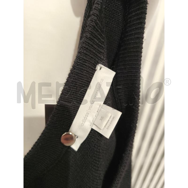 VESTITO DONNA Y-3 ADIDAS NERO LUNGO RIGHE GRIGIE | Mercatino dell'Usato Campobasso 5