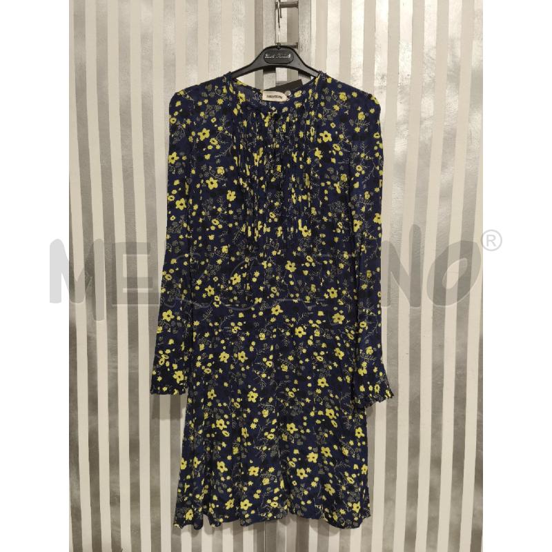 VESTITO DONNA ZADIG E VOLTAIRE BLU FIORI GIALLI | Mercatino dell'Usato Campobasso 1
