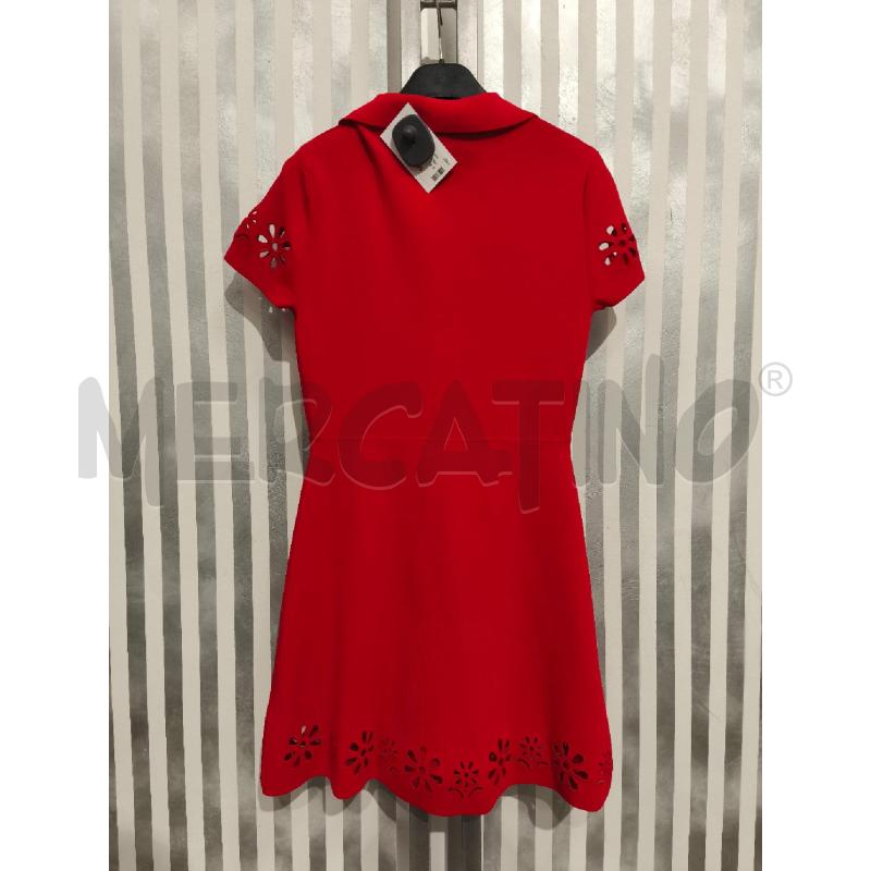 VESTITO DONNA ZARA NUOVO ROSSO MANICHE FIORI | Mercatino dell'Usato Campobasso 5