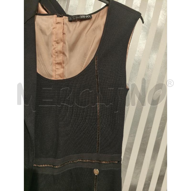 VESTITO+GIACCA DONNA LIU JO NERO E ROSA CIPRIA | Mercatino dell'Usato Campobasso 3
