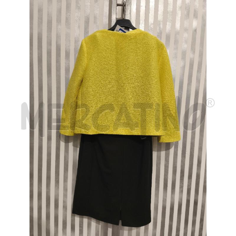 VESTITO+GIACCA DONNA SANDRO FERRONE GIALLO | Mercatino dell'Usato Campobasso 4