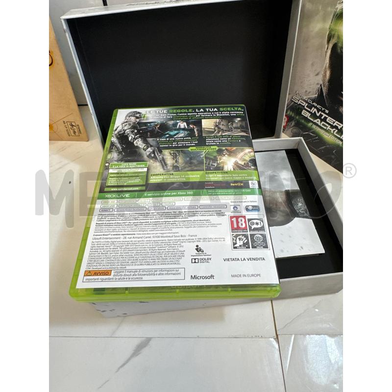 XBOX SPLINTER CELL BLACKLIST ULTIMATE EDITION | Mercatino dell'Usato Campobasso 3