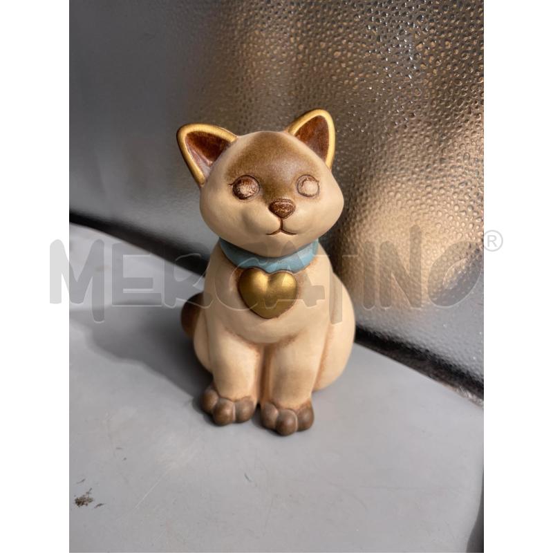 Gatto siamese thun 15,5 cm altezza