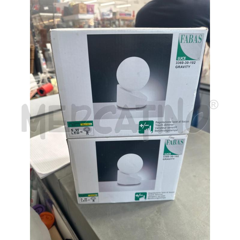 ABAT JOUR COPPIA FABAS GRAVITY TOUCH LED | Mercatino dell'Usato San giovanni teatino 2