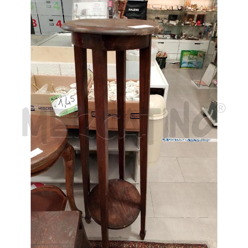 ALZATINA PORTA VASO LEGNO 121CM | Mercatino dell'Usato San giovanni teatino 1