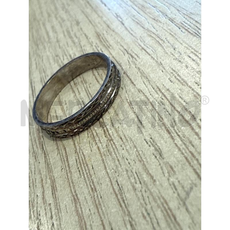 ANELLO DONNA ARG INCISIONE | Mercatino dell'Usato San giovanni teatino 1