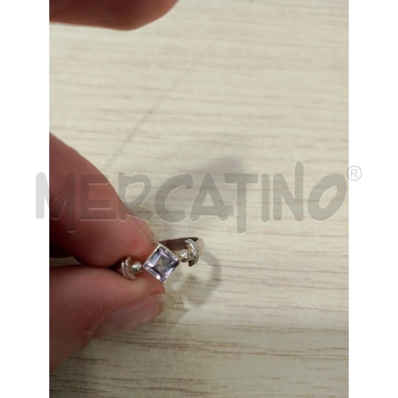 ANELLO DONNA ARG PIETRINA LILLA | Mercatino dell'Usato San giovanni teatino 2