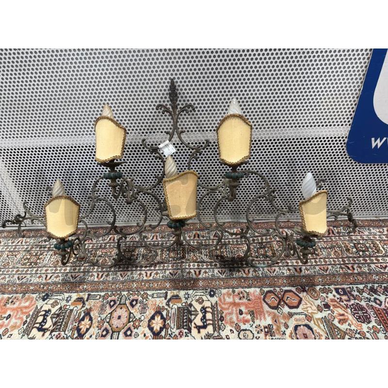 APPLIQUE GRANDE OTTONE 5 LUCI 110CM | Mercatino dell'Usato San giovanni teatino 1