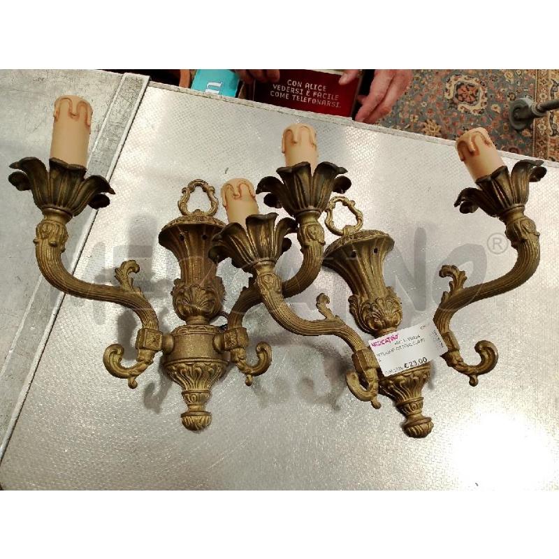 APPLIQUE OTTONE COPPIA | Mercatino dell'Usato San giovanni teatino 1