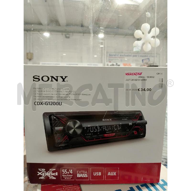 AUTORADIO SONY  | Mercatino dell'Usato San giovanni teatino 1