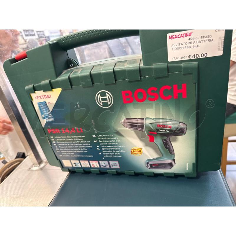 AVVITATORE A BATTERIA BOSCH PSR 14,4LI | Mercatino dell'Usato San giovanni teatino 1