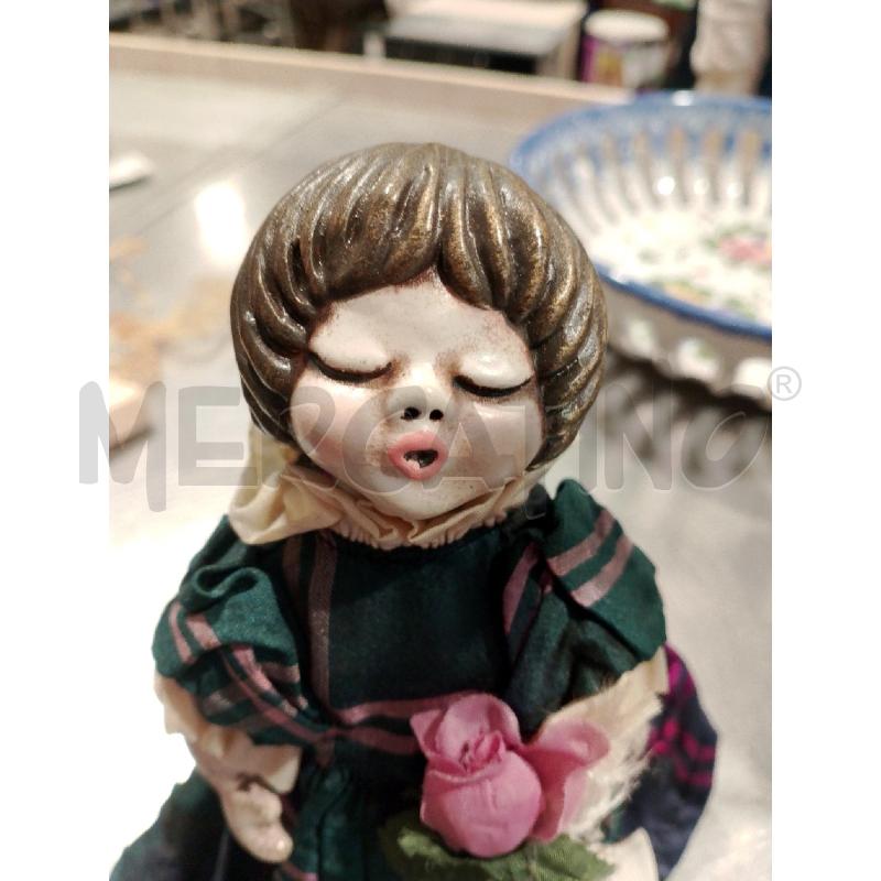 BAMBOLA LENE THUN PUPPEN VESTITO CON FIORE ROSA  | Mercatino dell'Usato San giovanni teatino 2