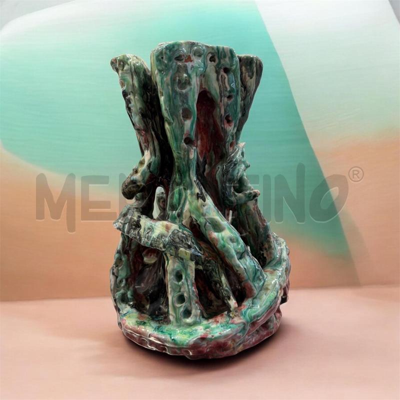 BASE LAMPADA CERAMICA VERDE | Mercatino dell'Usato San giovanni teatino 1