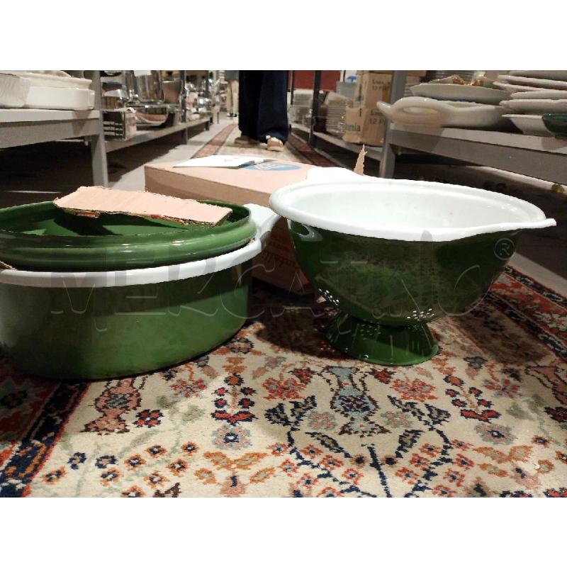 BATTERIA PENTOLE FRATELLI ONOFRI VERDE | Mercatino dell'Usato San giovanni teatino 3