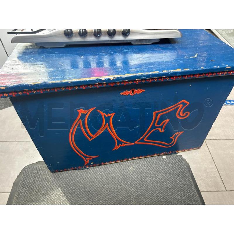 BAULE LEGNO BLU | Mercatino dell'Usato San giovanni teatino 1