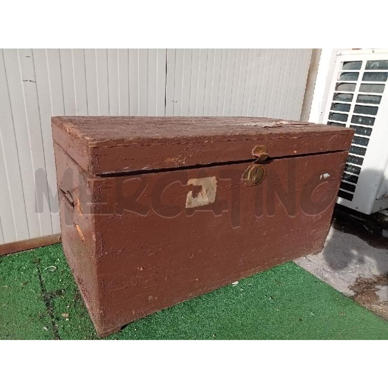 BAULE MARRONE LEGNO | Mercatino dell'Usato San giovanni teatino 1