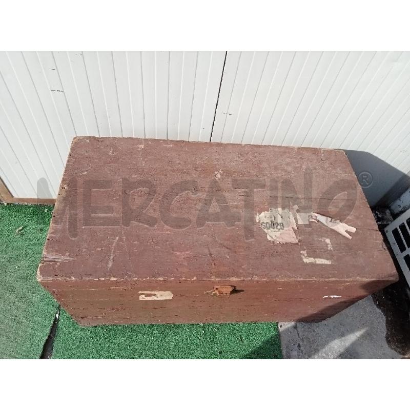 BAULE MARRONE LEGNO | Mercatino dell'Usato San giovanni teatino 4