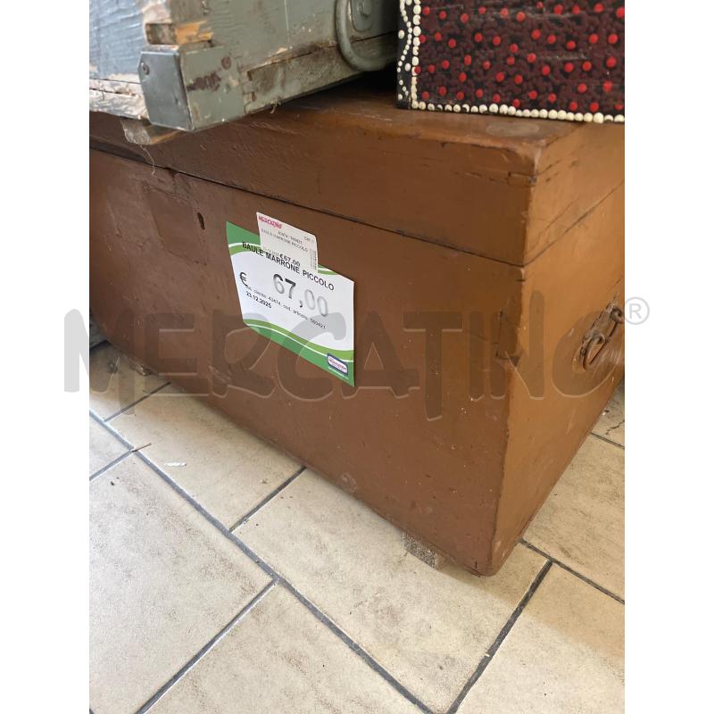 BAULE MARRONE PICCOLO | Mercatino dell'Usato San giovanni teatino 1