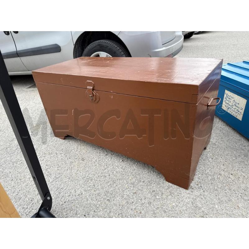 BAULE MARRO LEGNO | Mercatino dell'Usato San giovanni teatino 1