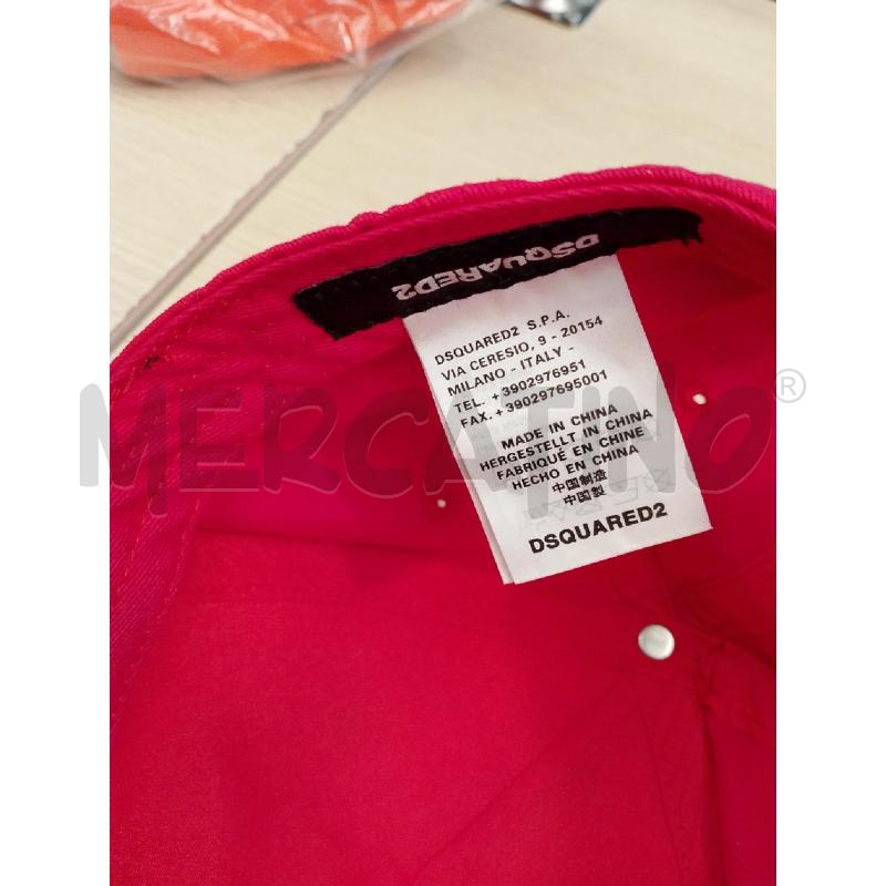 BERRETTO DSQUARED2 ROSSO  | Mercatino dell'Usato San giovanni teatino 3
