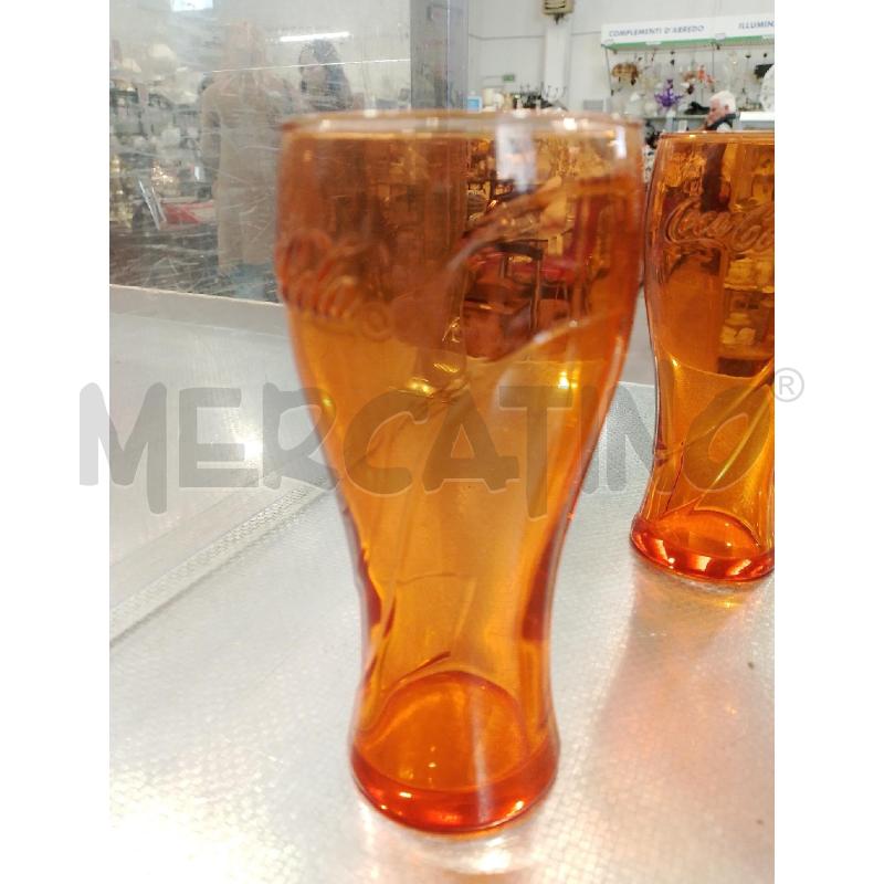 BICCHIERI COCA COLA ARANCIONI | Mercatino dell'Usato San giovanni teatino 3