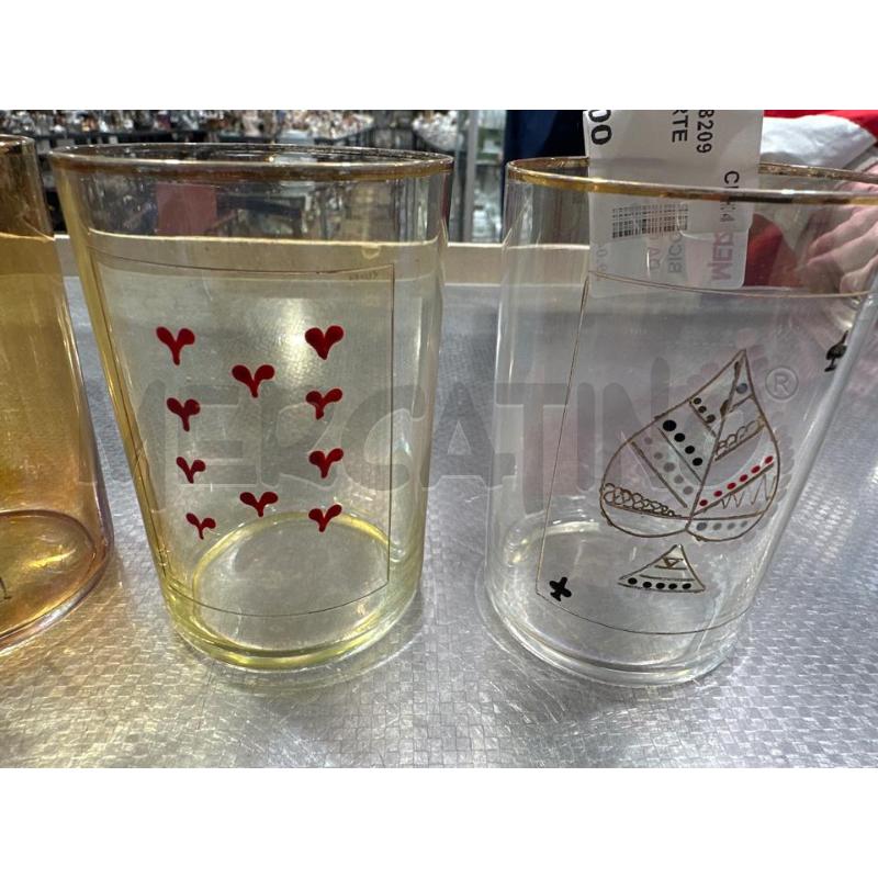 BICCHIERI PZ. 5 CARTE DA GIOCO | Mercatino dell'Usato San giovanni teatino 3